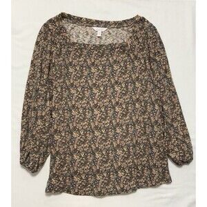 Lauren Conrad Pullover Floral Top Multicolor Size 1X